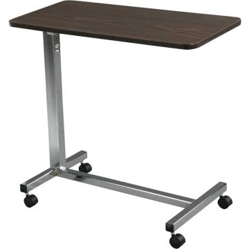 Drive Medical 13008 Overbed Table with Silver Vein Finish