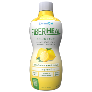 Dermarite FiberHeal Fiber Supplement - Lemon