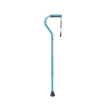 Drive Medical Airgo Comfort-Plus Aluminum Cane, Offset Handle