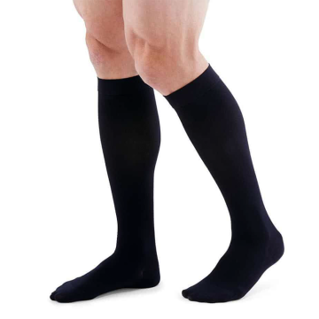 Sigvaris Black Essential Cotton Compression Socks for Men