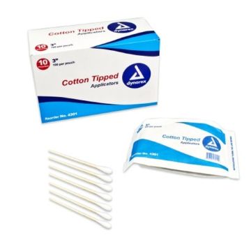 Dynarex Cotton Tipped Applicators