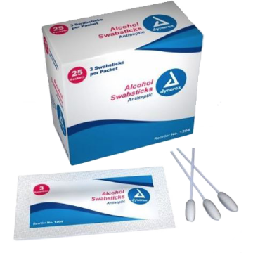 Dynarex Isopropyl Alcohol Swabsticks - 1204