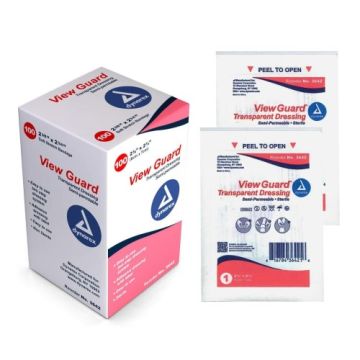 View Guard Transparent Dressings and two individual dressings.