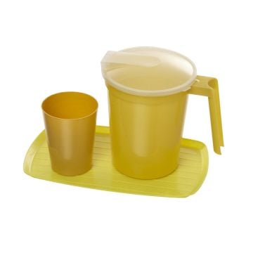 Medline Water Tumbler and Pitcher Sets, Gold or Graphite