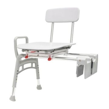 Tub-Mount Swivel Sliding Ergo Transfer Bench