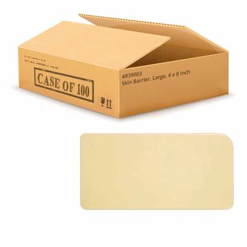 Skin Barrier, Large, 4 x 8 Inch, Case of 100