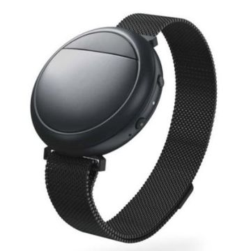 Black Device With Stainless Steel Wrist Band