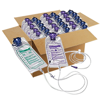 1000 mL Feed Set with Flush Set - Non-Sterile-case of 30