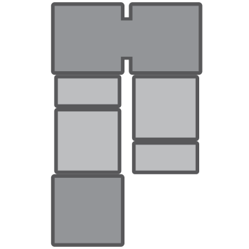 PS20U55TTS - 20-foot ramp with 5-foot platforms