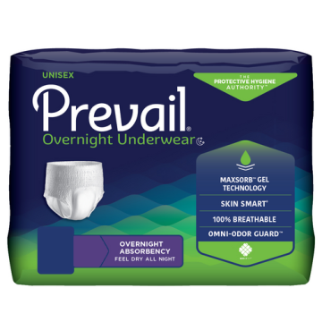 Prevail Unisex Overnight Underwear