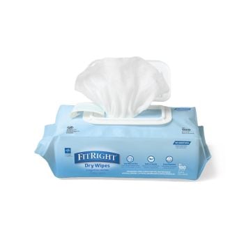 Medline FitRight Soft Dry Wipes