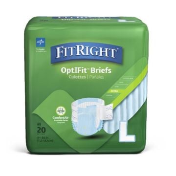 FitRight OptiFit Briefs, Extra Absorbency