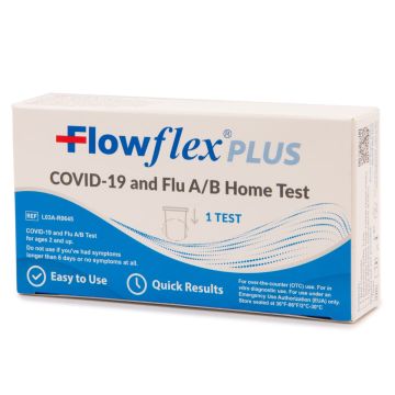 Flowflex Plus COVID-19 and Flu A/B Home Test