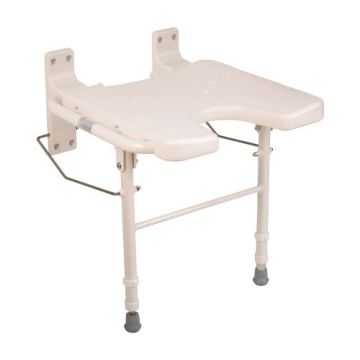 HealthSmart Wall Mount Fold Away Shower Seat Bench