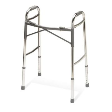 Adult Heavy-Duty Two-Button Folding Walkers