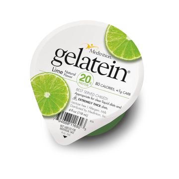 Lime Gelatein cup