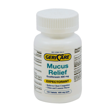 400 mg Guaifenesin Expectorant 