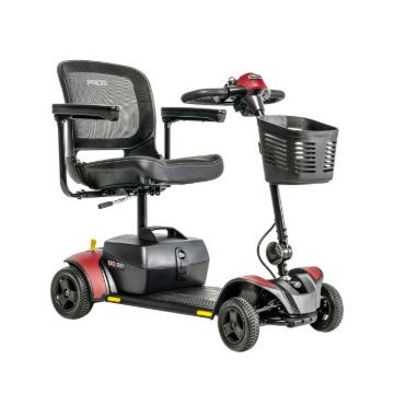 Cardinal red scooter