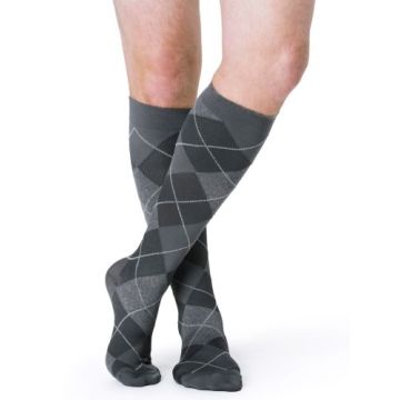 Small Long, Graphite Argyle