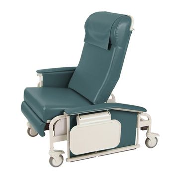 Grotto, Nylon Casters, Drop Arm Bariatric Care Cliner