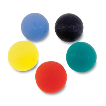 TheraBand Hand Exercisers - Yellow/Extra Soft, Red/Soft, Green/Medium, Blue/Firm, Black/Extra Firm