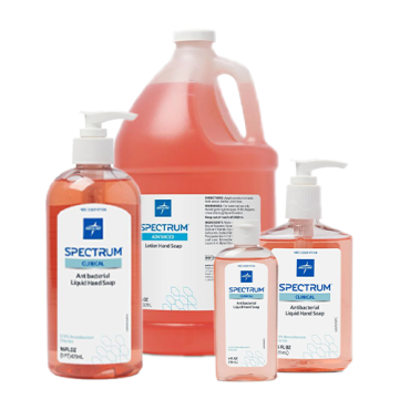 Medline Spectrum Antibacterial Liquid Hand Soap, 4 oz