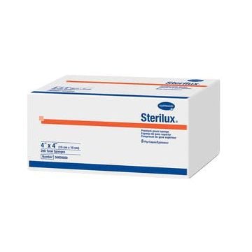 Hartmann 56900000 Sterilux 4 x 4 Inch Gauze Sponge 8 Ply, Sterile