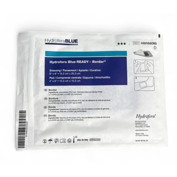 6 x 8 Inch, Blue READY - Border