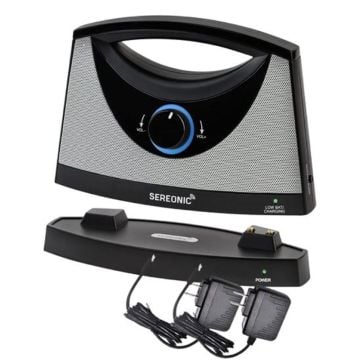 SEREONIC Deluxe Wireless TV Speaker With Extra Power Adapter