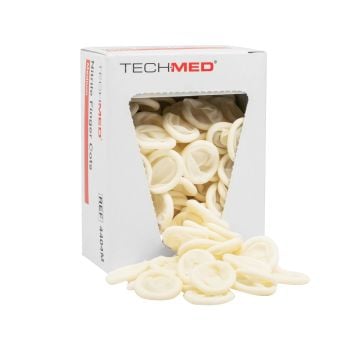 Tech-Med Nitrile Finger Cots, Pre-Rolled - S-XL