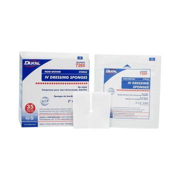 Dukal Sterile T-Drain Sponges, 4"