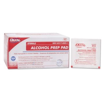 Dukal Sterile Alcohol Prep Pads, 2-Ply