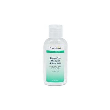 DawnMist Rinse Free Shampoo and Body Bath, 2 oz