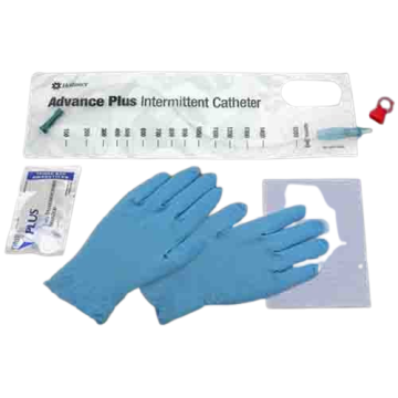 Advance Plus Intermittent Catheter Kit by Hollister - Catheter, Gloves, Drape, Swabs