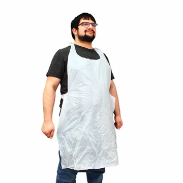 POLYETHYLENE APRON, WHITE DISPENSER