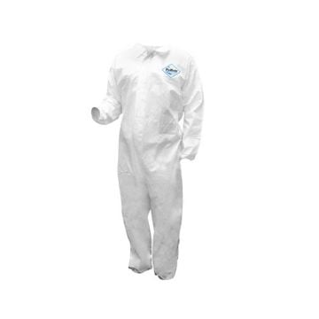 Hospeco ProWorks Breathable Liquid & Particulate Coveralls, Without Hood
