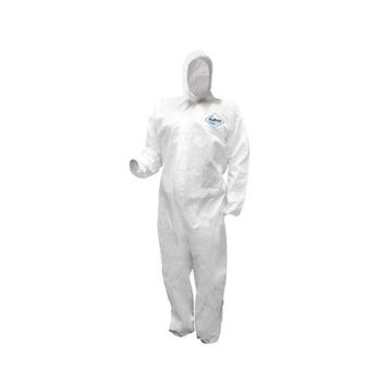 Hospeco ProWorks Breathable Liquid & Particulate Coveralls, with Hood