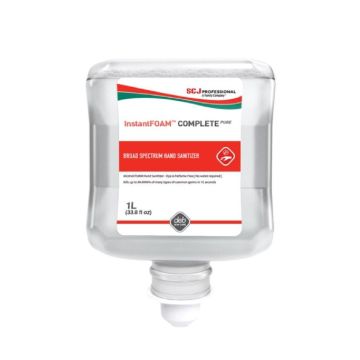 SC Johnson Professional 1 Liter Refill Clear InstantFOAM™ Complete Pure Fragrance-Free Hand Sanitizer (IFC1L)