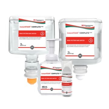 Deb InstantFOAM Complete Hand Sanitizer - 47mL Bottle, 400mL Bottle, 1L Cartridges, 1L Cartridge Touch-Free