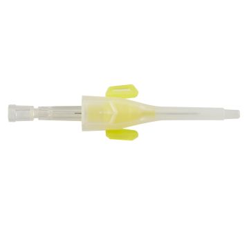 Box of Yellow 24 Gauge Introcan Safety 3 Closed IV Catheters (4251127-02)