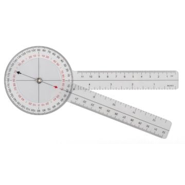 Jamar Economy Plastic Goniometer, 8 Inch (Transparent)