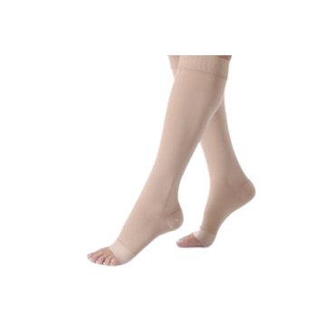 Jobst Relief Knee High Unisex Compression Socks OPEN TOE 15-20 mmHg