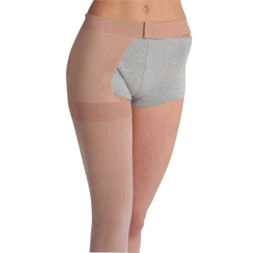 Juzo Soft 2002 Thigh High Compression Stockings, Hip Attachment OPEN TOE 30-40 mmHg