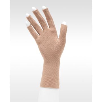 Juzo 3021ACFS Expert 18-21 mmHg Finger Stubs Gauntlet Helastic, Beige