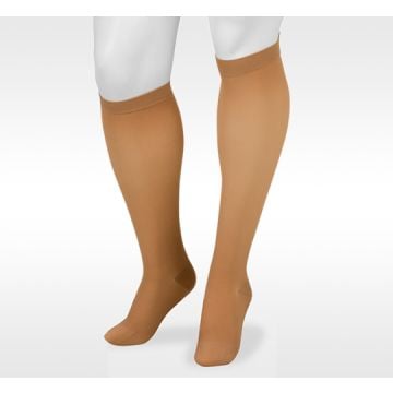 Juzo Basic 4410AD Closed Toe 15-20 mmHg Knee High Compression Socks, Beige