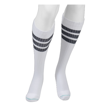 X Large, Retro White, 15-20 mmHg, Standard