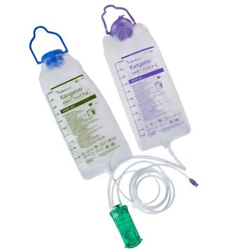1000 mL Thick Formula Pump Set with 1000 mL Flush Bag