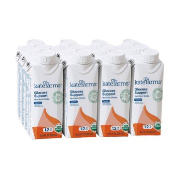 12-pack of Kate Farms Glucose Support Vanilla Nutrition Shakes