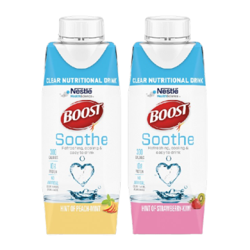 Boost Soothe Clear Nutritional Drink - Strawberry Kiwi & Peach Mint