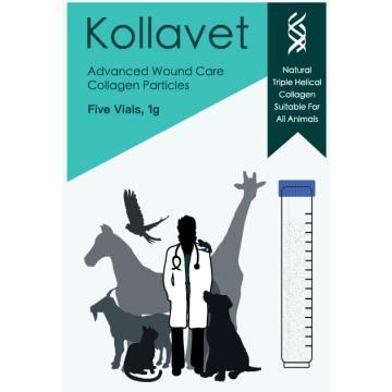 Kollavet Advanced Wound Care Collagen Particles and Sheets